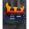 Custom Prism PRS Double Neck 6 String Electric Guitar Passive Pickups and 12 String Guitar