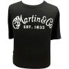 Martin Guitar T-Shirt with White Logo Medium
