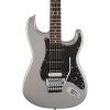 Fender Standard Stratocaster w/Floyd Rose HSS Rosewood Fingerboard Electric Guitar Ghost Silver #1 small image