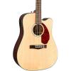 Fender Classic Design Series CD-140SCE Cutaway Dreadnought Acoustic-Electric Guitar Natural #1 small image