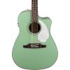 Fender California Series Sonoran SCE Cutaway Dreadnought Acoustic-Electric Guitar Surf Green #1 small image