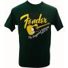 Fender Original Tele T-Shirt Green Medium #1 small image