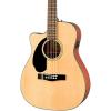 Fender Classic Design Series CC-60SCE Cutaway Concert Left-Handed Acoustic-Electric Guitar Natural #1 small image