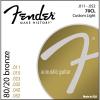 Fender 70CL 80/20 Bronze Acoustic Strings - Custom Light #1 small image