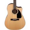 Fender Classic Design Series CD-100CE Cutaway Dreadnought Acoustic-Electric Guitar Natural #1 small image