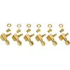 Fender American Series Stratocaster Guitar Tuners with Gold Hardware Set of 6 Gold #1 small image