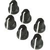 Fender Black Pointer Amplifier Knobs 6-Pack #1 small image