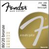 Fender 70XL 80/20 Bronze Acoustic Strings - Extra Light #1 small image