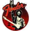Fender Jimi Hendrix "Peace Sign" Magnet #1 small image