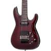 Schecter Guitar Research Hellraiser C-7 with Floyd Rose Sustaniac Electric Guitar Black Cherry #1 small image