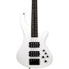 Schecter Guitar Research Stiletto Stage-4 Electric Bass Guitar Gloss White #1 small image