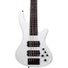 Schecter Guitar Research Stiletto Stage-5 5-String Electric Bass Gloss White #1 small image