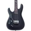 Schecter Guitar Research Damien Platinum 6 with Floyd Rose and Sustainiac Left-Handed Electric Guitar Satin Black #1 small image