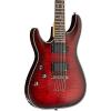 Schecter Guitar Research Damien Elite-6 Left Handed Electric Guitar Crimson Red Burst