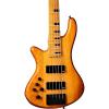Schecter Guitar Research Stiletto-5 Session 5 String Left Handed Electric Bass Guitar Satin Aged Natural #1 small image