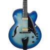 Ibanez AFC Contemporary Archtop Electric Guitar Jet Blue Burst #1 small image