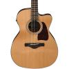 Ibanez AC450CENT Artwood Solid Top Grand Concert Acoustic-Electric Guitar Natural #1 small image