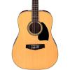 Ibanez Performance Series PF1512 Dreadnought 12-String Acoustic Guitar Natural #1 small image