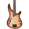 Ibanez SRH500F Fretless Acoustic-Electric Bass Guitar Flat Natural Browned Burst #1 small image