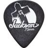 Jackson 511 Black Leaning Cross Guitar Picks - 1 Dozen .50 mm