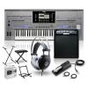 Yamaha Tyros5-61 with Keyboard Amplifier, Headphones, Bench, Stand, and Sustain Pedal