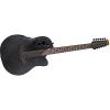 Ovation Elite 2058 TX 12-String Acoustic-Electric Guitar Black