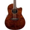 Ovation Celebrity Standard Plus Mid Depth Cutaway Acoustic-Electric Guitar Nutmeg Burled Maple