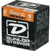Dunlop Nickel Plated Steel Electric Guitar Strings Light 6-Pack