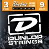 Dunlop Nickel Plated Steel Electric Guitar Strings Light 3-Pack