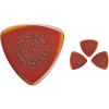 Dunlop Primetone Small Sculpted Triangle Plectra with Grip, 1.5 (3-Pack)
