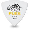 Dunlop Tortex Flex Triangle Guitar Picks .73 mm 72 Pack