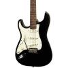 Squier Standard Stratocaster Left-Handed Electric Guitar Black Metallic Rosewood Fretboard #1 small image