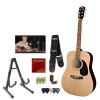 Squier by Fender Acoustic Guitar with Strings, Strap, Stand, Clip-On Tuner, Picks and Online Lesson #1 small image