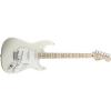 Squier Deluxe Strat Electric Guitar Pearl White Metallic #1 small image