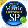 Martin MSP6200 SP Lifespan 80/20 Bronze Medium Acoustic Guitar Strings #1 small image