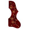 SmartLife Left Handed Acoustic Guitar Anti-Scratch Pickguard For Gibson Guitars- (Turquoise Red) #1 small image