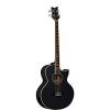 Ortega Guitars D1-4LE One 4-String Left-Handed Acoustic Bass with Solid Spruce Top and Mahogany Body, Gloss #1 small image