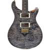 PRS CME Wood Library Custom 24 10 Top Quilt Charcoal w/Pattern Regular Neck #1 small image