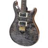 PRS CME Wood Library Custom 24 10 Top Quilt Charcoal w/Pattern Regular Neck #2 small image