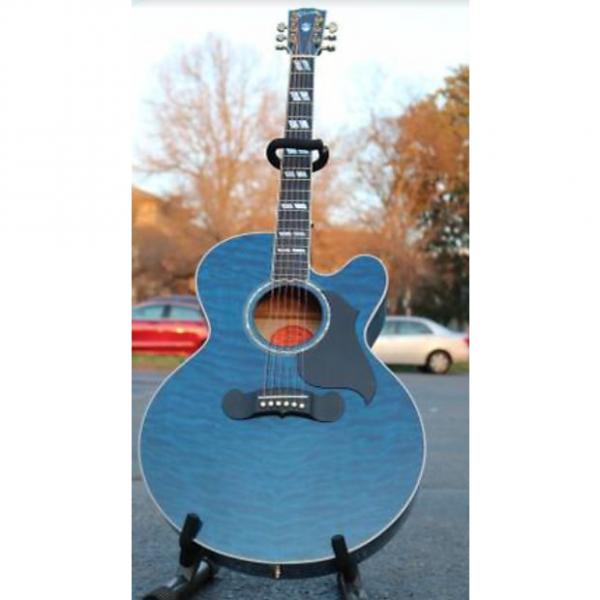 Custom Gibson J185 2002 Blue #1 image