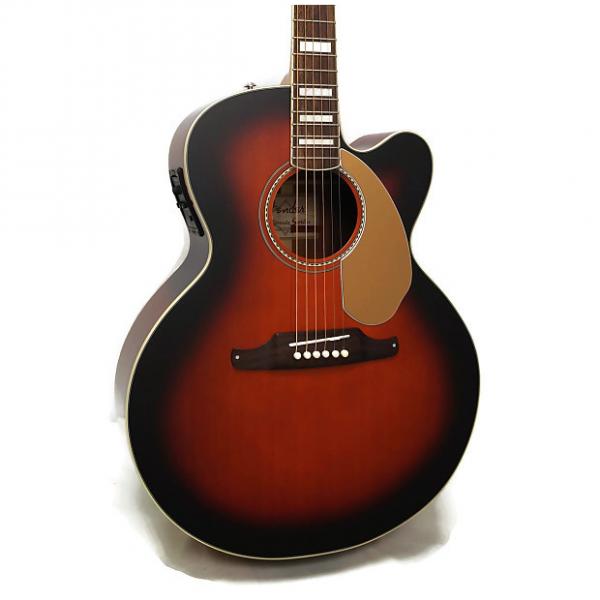 Custom Fender Kingman SCE Jumbo Cutaway Acoustic-Electric Guitar w/ Case - Sunburst #1 image