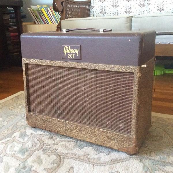 Custom AS-IS Rare Vintage Gibson GA-20t 1950s Two-tone Guitar Amplifier 1x12 #1 image