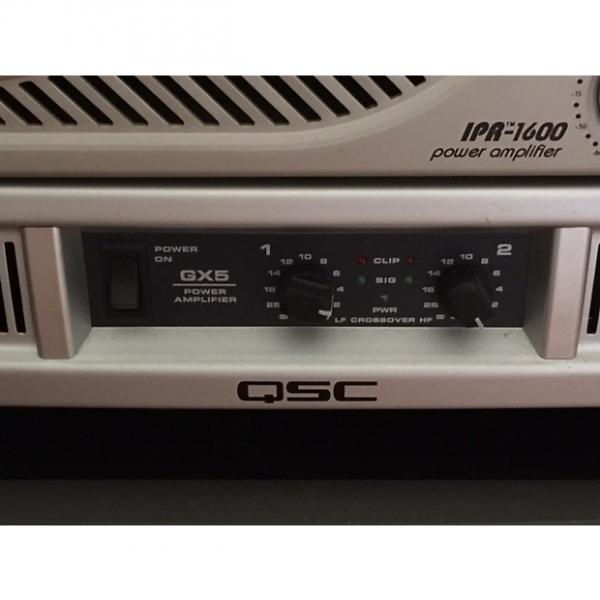 Custom QSC GX5 GX Series 500w 8 Ohm Power Amp 2015 Gray #1 image