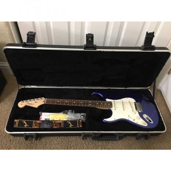 Custom Left Handed (lefty) Fender American Stratocaster 2013 Blue #1 image