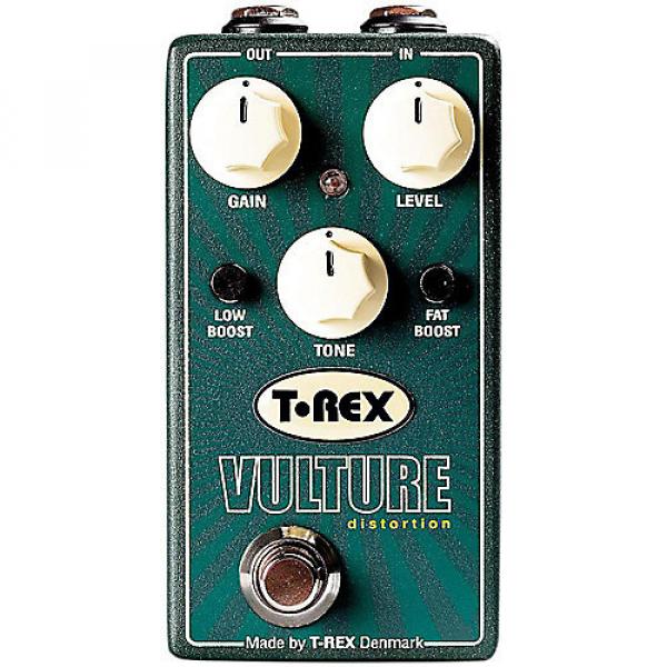 Custom T-Rex Engineering Vulture Distortion Guitar Effects Pedal with Low and Fat Boost - brand new #1 image