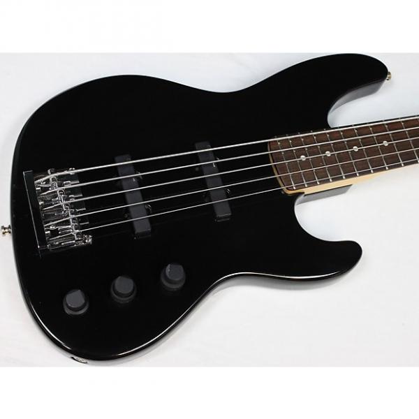 Custom 1992 Fender USA Jazz Plus V 5-String Bass w/OHSC, Black, Rosewood FB #40498 #1 image
