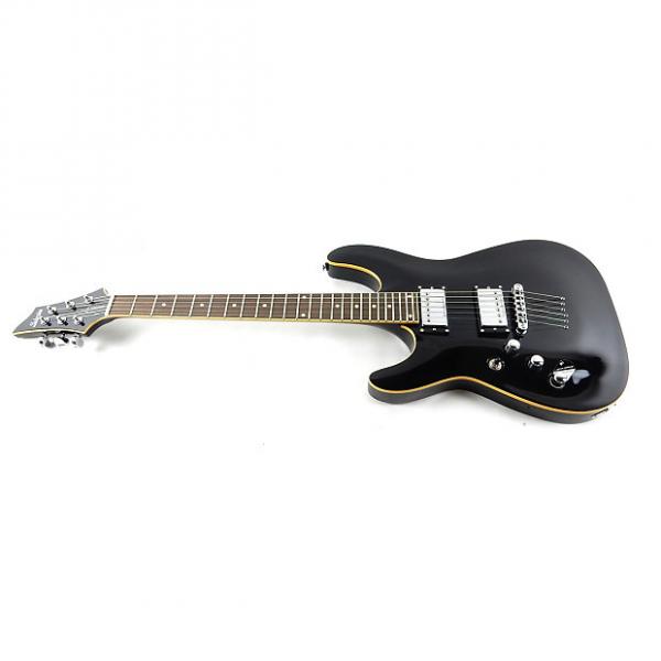 Custom Schecter C-1 Standard LH Black BLK B-STOCK Left-Handed Electric Guitar C1 C 1 #1 image