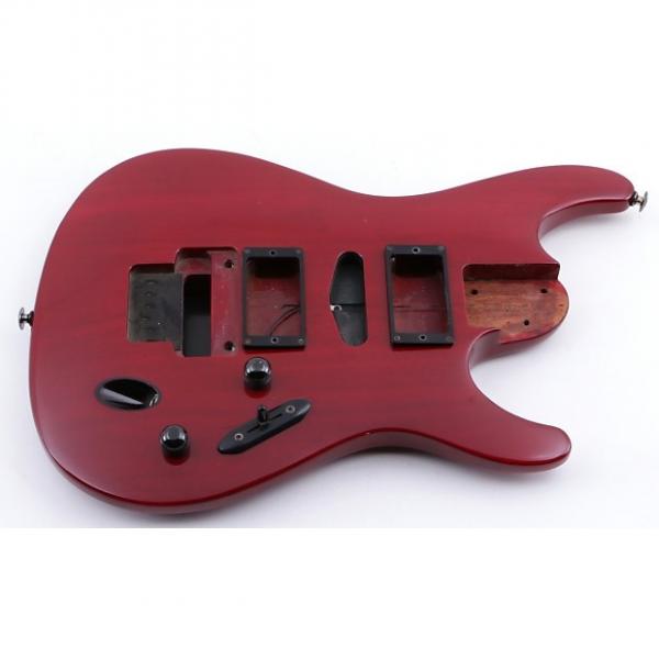 Custom 1994 Ibanez Japan S470 Transparent Red Mahogany Guitar Body BD-4745 #1 image