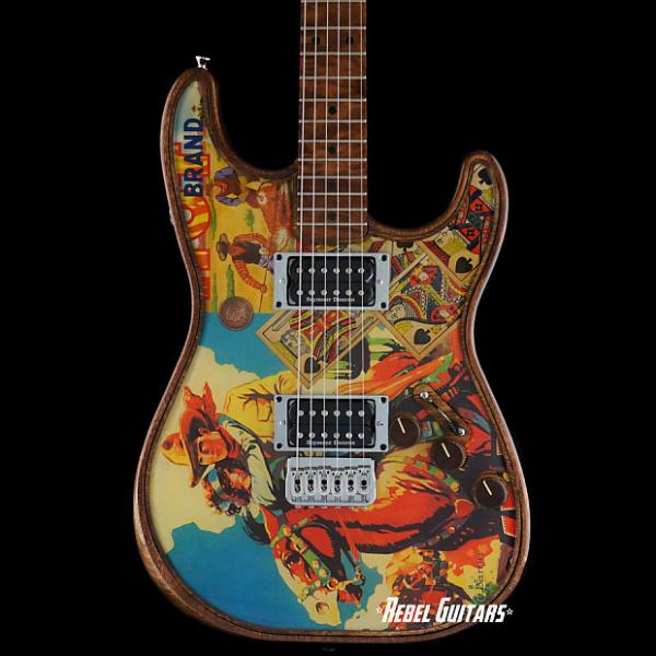 Custom Walla Walla Guitar Seeker Pro Crystal “Western Hero” Strat Guitar Stratocaster #1 image
