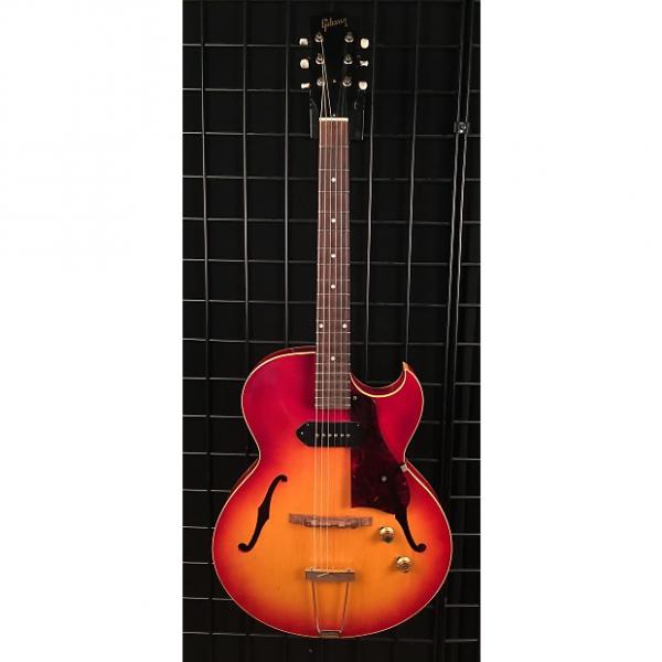Custom Vintage 1961 Gibson ES-125TC Hollow Body Electric Guitar Cherry Sunburst Finish #1 image